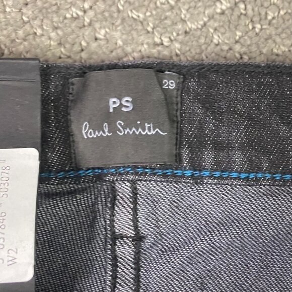NWT Paul Smith Jeans Slim Fit Washed Black Stretch Men's 29 Measure 31.5 x 32.75 - Picture 7 of 15